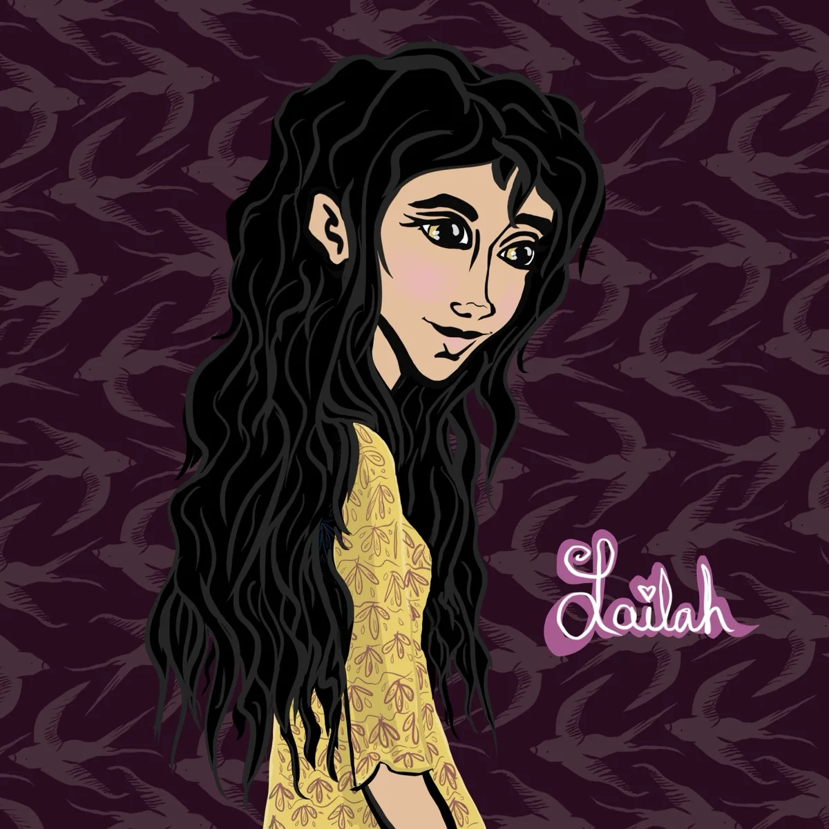 Lailah — flat illustration