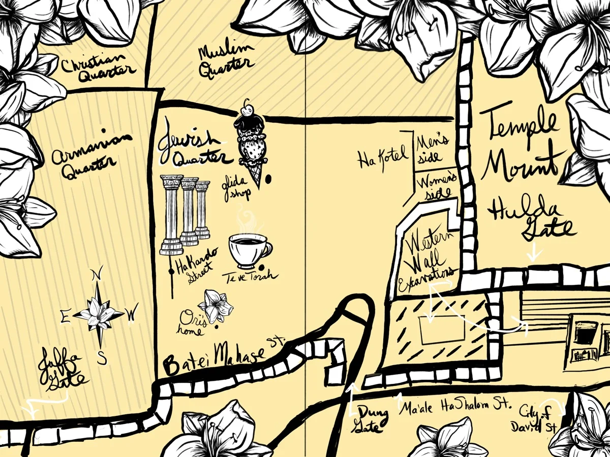 Map of the Jewish Quarter